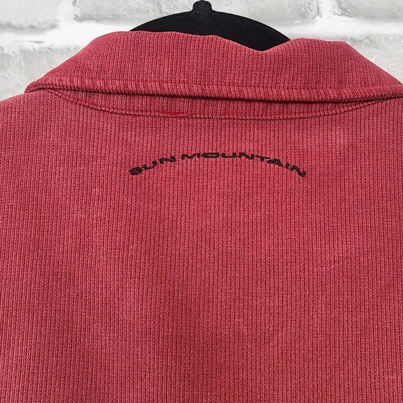 Vintage Sun Mountain Womens Corduroy Vest Red XL Full Zip - Picture 8 of 9